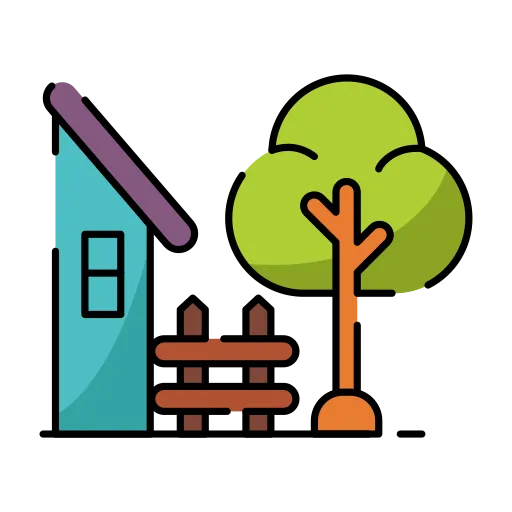 Home landscaping icon representing professional landscape design and installation services in Glenshaw, PA. Enhance curb appeal with expert plantings and outdoor spaces.